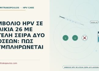 εμβόλιο HPV με ατελή σειρά δύο δόσεων