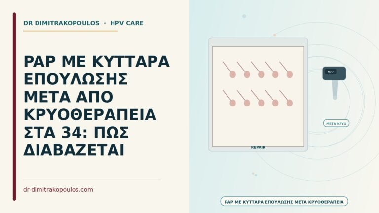 κύτταρα επούλωσης μετά από κρυοθεραπεία