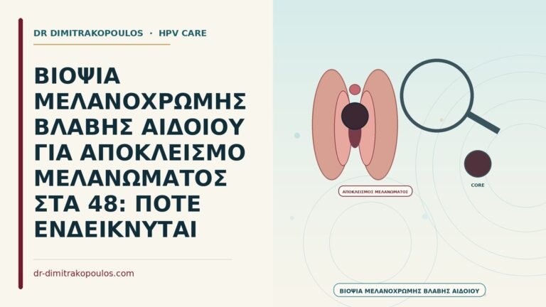 βιοψία μελανοχρωμής βλάβης αιδοίου