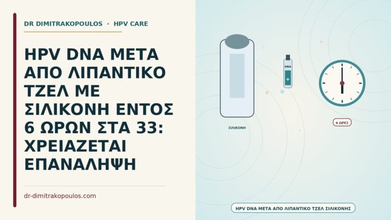 HPV DNA μετά από λιπαντικό τζελ σιλικόνης