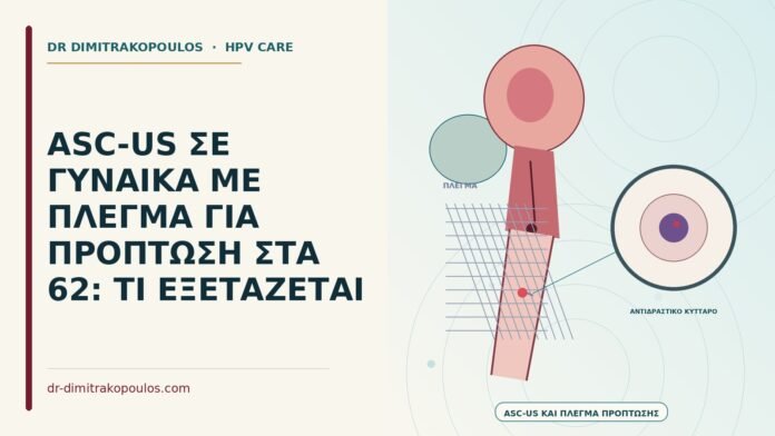 ASC-US ΣΕ ΓΥΝΑΙΚΑ ΜΕ ΠΛΕΓΜΑ ΓΙΑ ΠΡΟΠΤΩΣΗ ΣΤΑ 62: ΤΙ ΕΞΕΤΑΖΕΤΑΙ ASC-US με πλέγμα για πρόπτωση