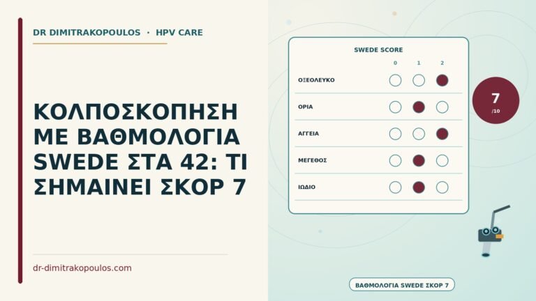 κολποσκόπηση με βαθμολογία Swede