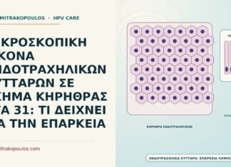 ΜΙΚΡΟΣΚΟΠΙΚΗ ΕΙΚΟΝΑ ΕΝΔΟΤΡΑΧΗΛΙΚΩΝ ΚΥΤΤΑΡΩΝ ΣΕ ΣΧΗΜΑ ΚΗΡΗΘΡΑΣ ΣΤΑ 31: ΤΙ ΔΕΙΧΝΕΙ ΓΙΑ ΤΗΝ ΕΠΑΡΚΕΙΑ μικροσκοπική εικόνα ενδοτραχηλικών κυττάρων σε σχήμα κηρήθρας