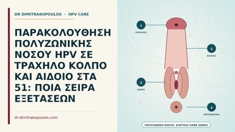 παρακολούθηση πολυζωνικής νόσου HPV