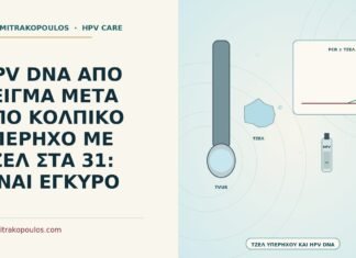 HPV DNA ΑΠΟ ΔΕΙΓΜΑ ΜΕΤΑ ΑΠΟ ΚΟΛΠΙΚΟ ΥΠΕΡΗΧΟ ΜΕ ΤΖΕΛ ΣΤΑ 31: ΕΙΝΑΙ ΕΓΚΥΡΟ HPV DNA μετά από κολπικό υπερηχο με τζελ
