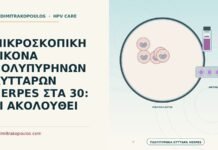 ΜΙΚΡΟΣΚΟΠΙΚΗ ΕΙΚΟΝΑ ΠΟΛΥΠΥΡΗΝΩΝ ΚΥΤΤΑΡΩΝ HERPES ΣΤΑ 30: ΤΙ ΑΚΟΛΟΥΘΕΙ μικροσκοπική εικόνα πολυπύρηνων κυττάρων herpes