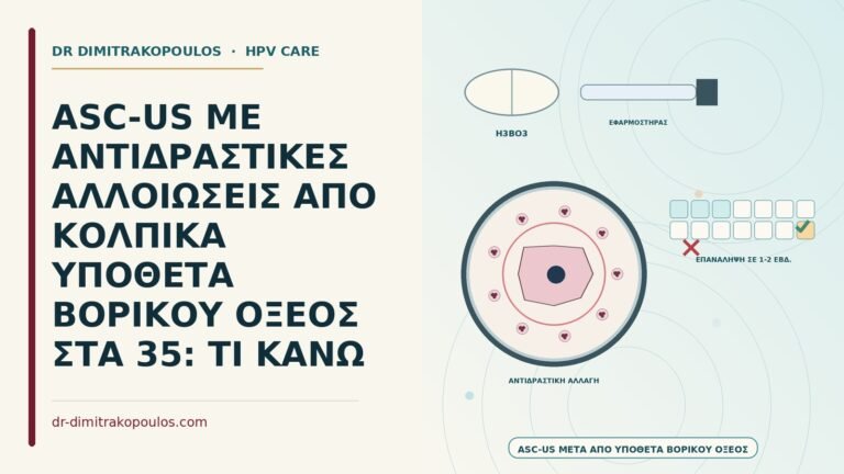 ASC-US με υπόθετα βορικού οξέος