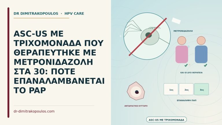 ASC-US με τριχομονάδα