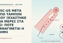 ASC-US μετά από ξεχασμένο ταμπόν