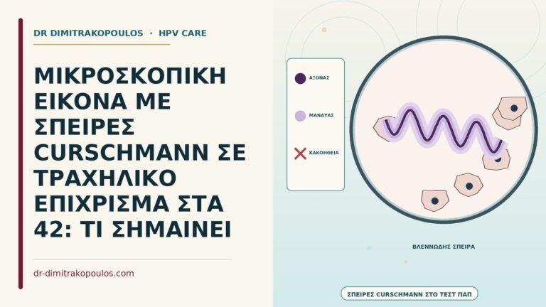 σπείρες Curschmann σε τραχηλικό επίχρισμα
