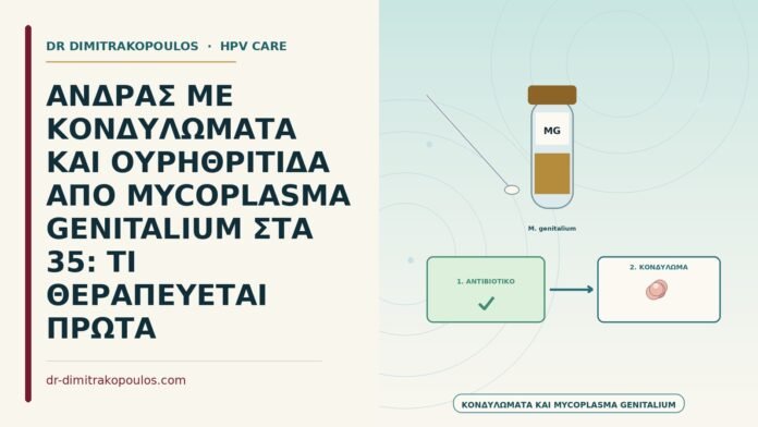 κονδυλώματα και ουρηθρίτιδα από Mycoplasma genitalium