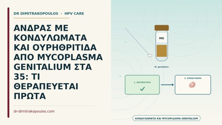 κονδυλώματα και ουρηθρίτιδα από Mycoplasma genitalium