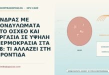 κονδυλώματα οσχέου σε υψηλή θερμοκρασία εργασίας