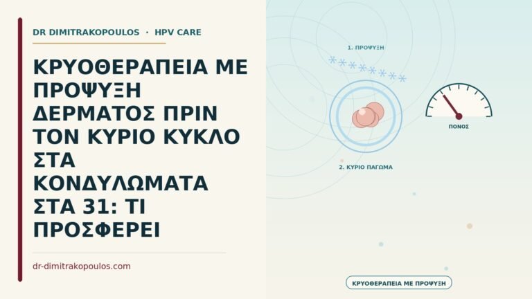 κρυοθεραπεία με προψύξη δέρματος