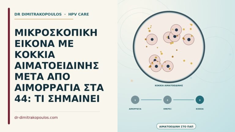 κοκκία αιματοειδίνης μετά από αιμορραγία