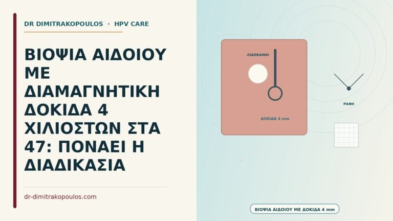 βιοψία αιδοίου με δοκίδα 4 χιλιοστών