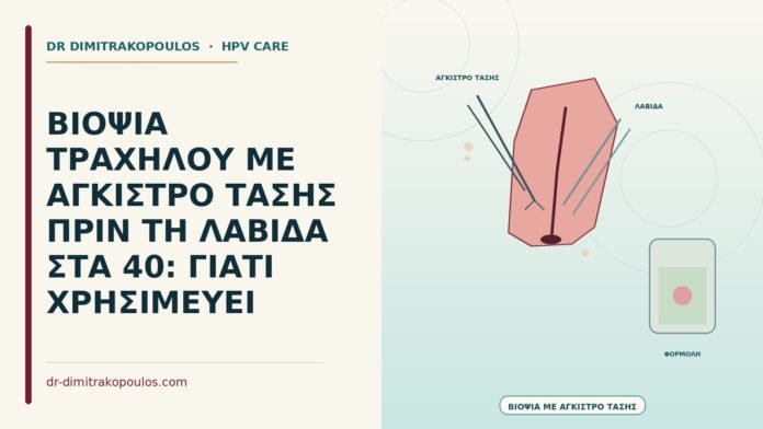 βιοψία τραχήλου με άγκιστρο τάσης