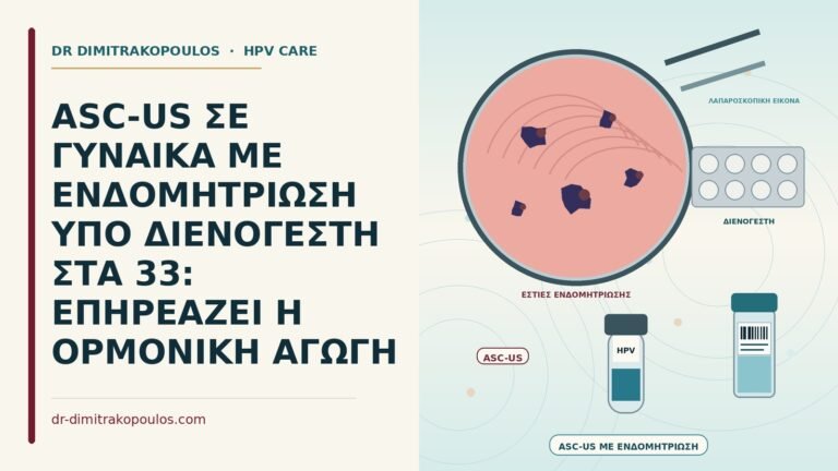 ASC-US με ενδομητρίωση υπό διενογέστη