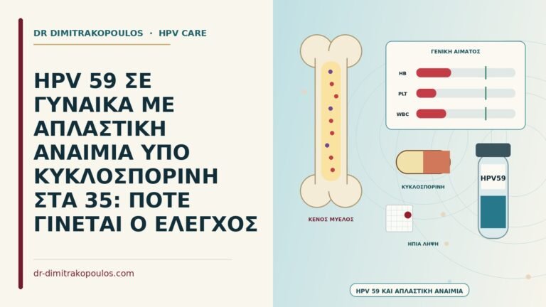 HPV 59 με απλαστική αναιμία