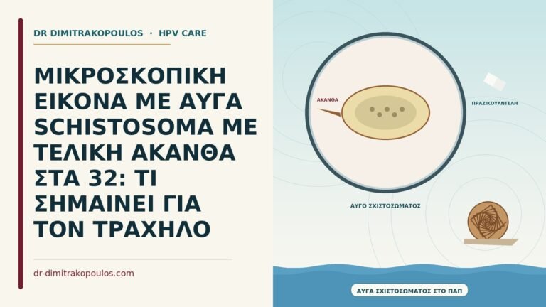 αυγά Schistosoma στο επίχρισμα