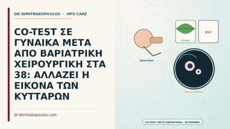 co-test μετά από βαριατρική χειρουργική