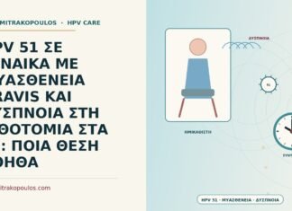 HPV 51 ΣΕ ΓΥΝΑΙΚΑ ΜΕ ΜΥΑΣΘΕΝΕΙΑ GRAVIS ΚΑΙ ΔΥΣΠΝΟΙΑ ΣΤΗ ΛΙΘΟΤΟΜΙΑ ΣΤΑ 42: ΠΟΙΑ ΘΕΣΗ ΒΟΗΘΑ HPV 51 με μυασθένεια και δύσπνοια στη λιθοτομία