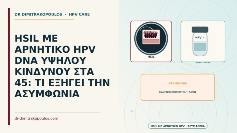 HSIL με αρνητικό HPV υψηλού κινδύνου