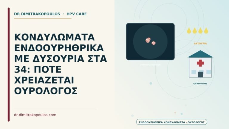 ενδοουρηθρικά κονδυλώματα με δυσουρία