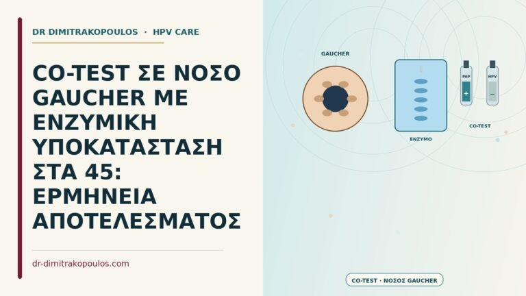 co-test σε νόσο Gaucher με ενζυμική υποκατάσταση