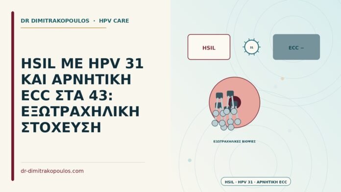 HSIL με HPV 31 και αρνητική ECC