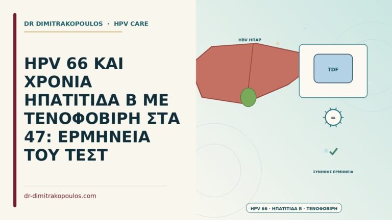 HPV 66 και χρόνια ηπατίτιδα Β με τενοφοβίρη