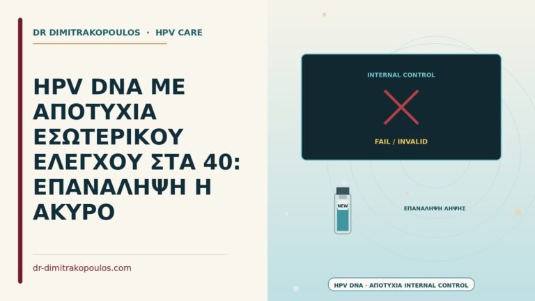HPV DNA με αποτυχία εσωτερικού ελέγχου