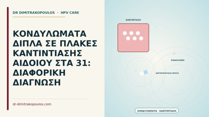 κονδυλώματα δίπλα σε πλάκες καντιντίασης αιδοίου