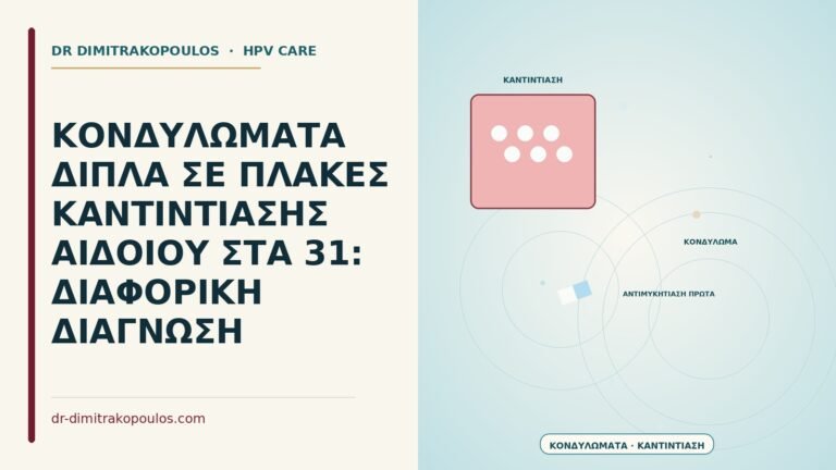 κονδυλώματα δίπλα σε πλάκες καντιντίασης αιδοίου