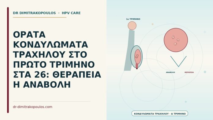 ΟΡΑΤΑ ΚΟΝΔΥΛΩΜΑΤΑ ΤΡΑΧΗΛΟΥ ΣΤΟ ΠΡΩΤΟ ΤΡΙΜΗΝΟ ΣΤΑ 26: ΘΕΡΑΠΕΙΑ Η ΑΝΑΒΟΛΗ ορατά κονδυλώματα τραχήλου στο πρώτο τρίμηνο