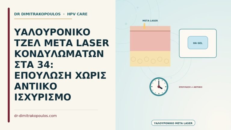 υαλουρονικό τζελ μετά laser κονδυλωμάτων