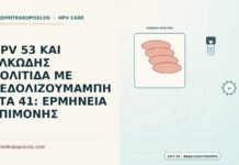 HPV 53 και ελκώδης κολίτιδα με βεδολιζουμάμπη