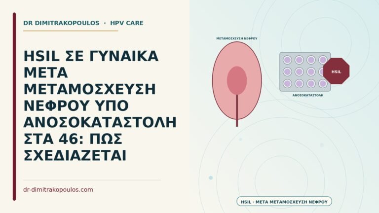 HSIL μετά μεταμόσχευση νεφρού