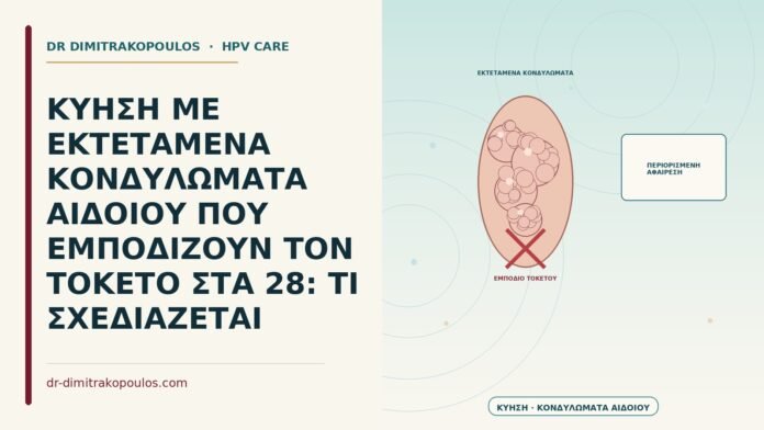 εκτεταμένα κονδυλώματα αιδοίου στην κύηση
