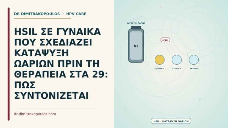 HSIL και καταψύξη ωαρίων πριν θεραπεία