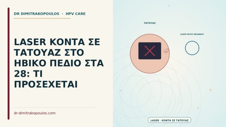 laser κοντά σε τατουάζ ηβικού πεδίου