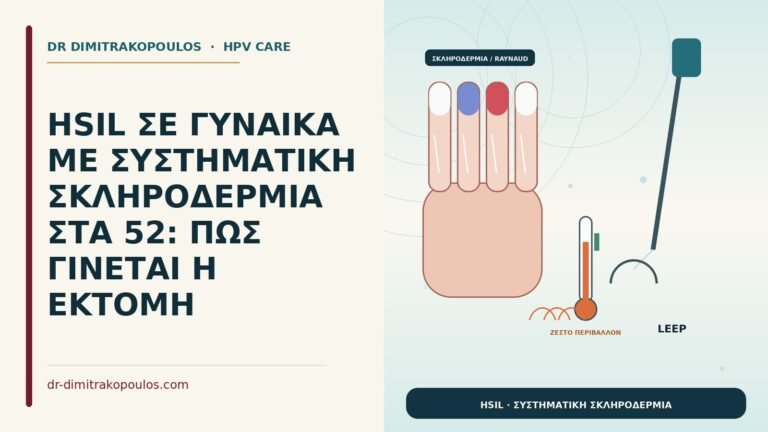 HSIL με συστηματική σκληροδερμία