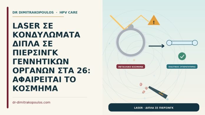 laser δίπλα σε πίερσινγκ