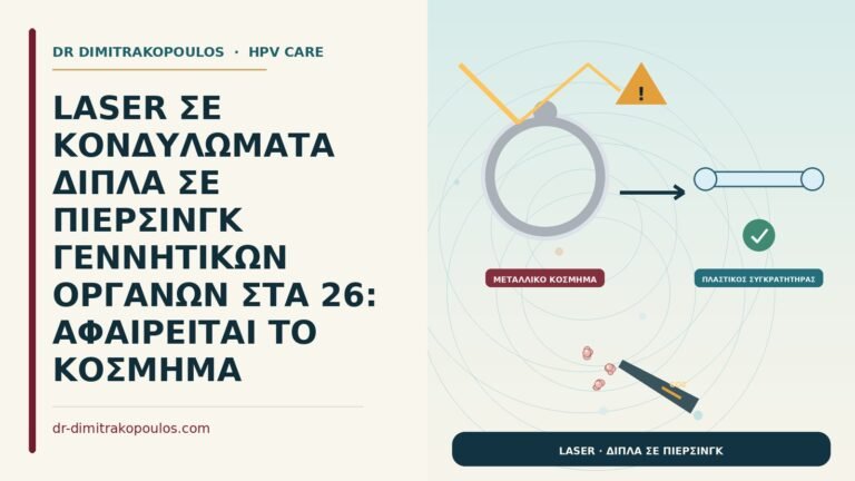 laser δίπλα σε πίερσινγκ