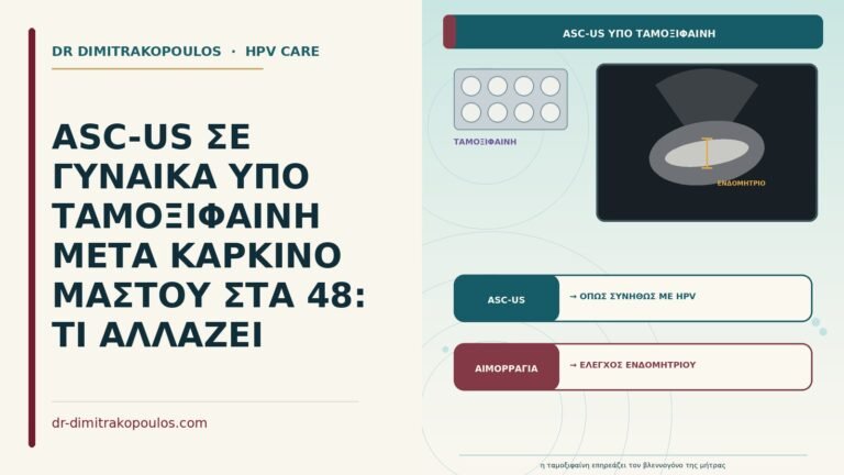 ASC-US υπό ταμοξιφαίνη