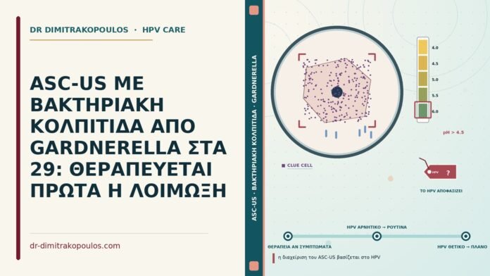 ASC-US με βακτηριακή κολπίτιδα