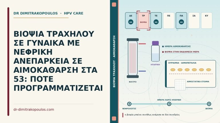 βιοψία τραχήλου σε αιμοκάθαρση