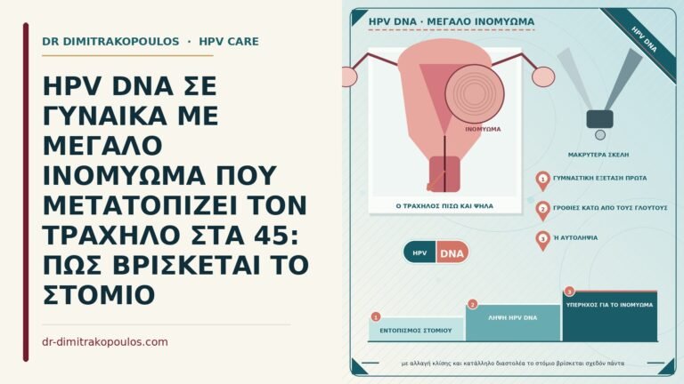 ινομύωμα που μετατοπίζει τον τράχηλο