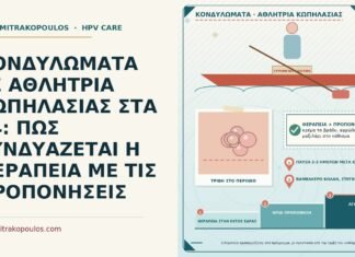 κονδυλώματα σε αθλήτρια κωπηλασίας