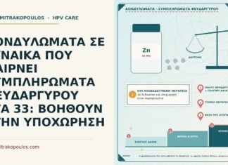 συμπληρώματα ψευδαργύρου και κονδυλώματα